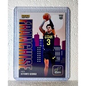 Keyonte George 2023-24 NBA #10 Franchise Basketball Card Utah Jazz 1/485